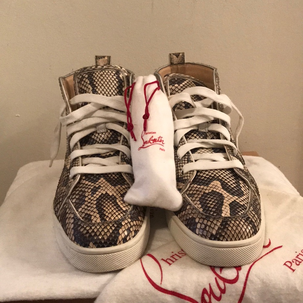 Christian Louboutin- Rantus Flat Python Luminor - Picture 3 of 6